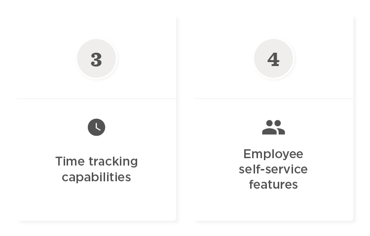 HRIS required features