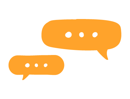 speech bubbles, communication icons