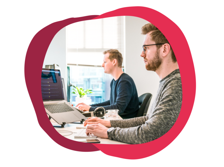 office workspace, focused professionals, collaborative environment