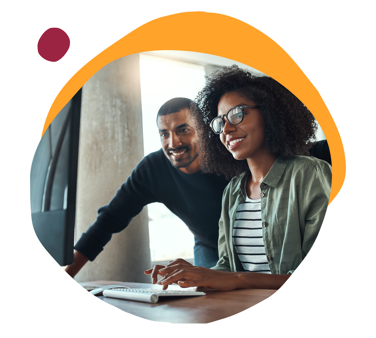 working professionals, collaborative atmosphere