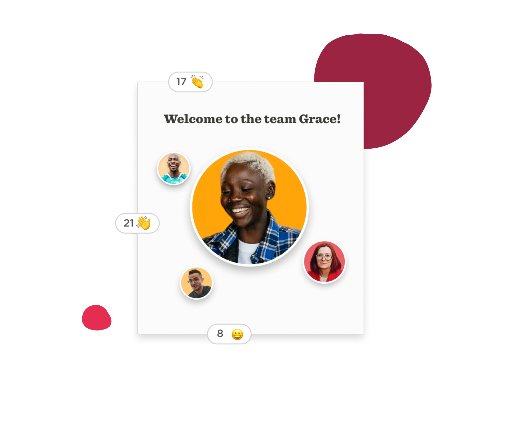welcome-to-the-team-grace, team-introduction-smiling-woman