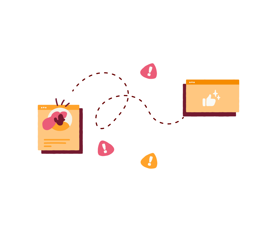 webpage connection with notifications showing engagement icons and interactions, digital communication concept with alerts