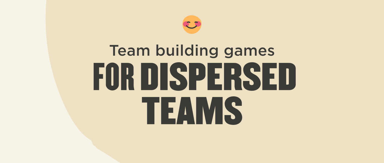 team building games for remote teams, playful graphic for team engagement and collaboration activities
