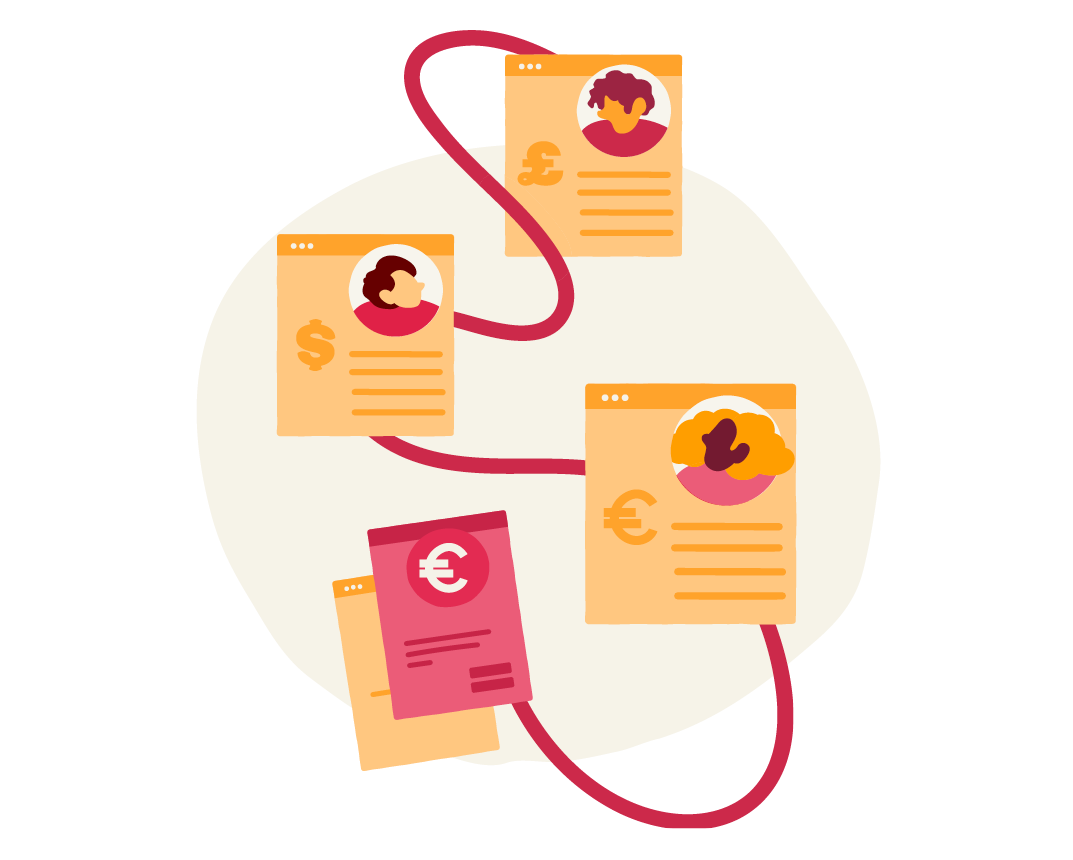 financial-communication, user-profile-connections