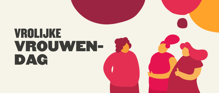 vrolijke_vrouwen_dag, colorful_illustration_of_women_talking