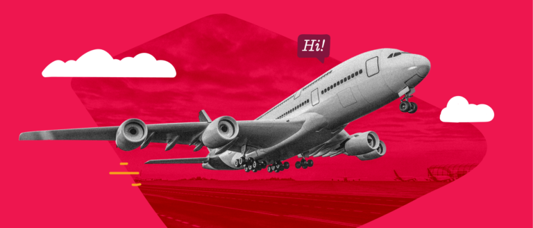 plane, redbackground