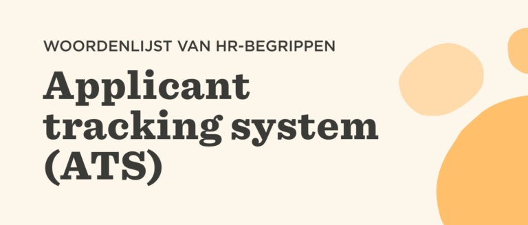 Applicant tracking system (ATS) explained, featuring a neutral background and modern typography. Visual elements highlight HR vocabulary. ATS, HR terminology