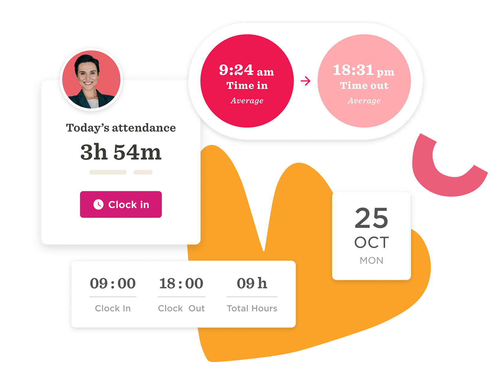 HiBob time and attendance elements