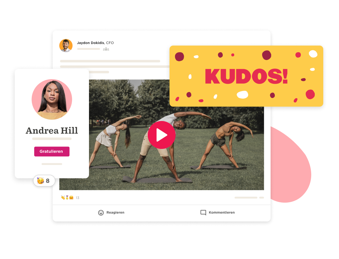 fitness class, social media interaction