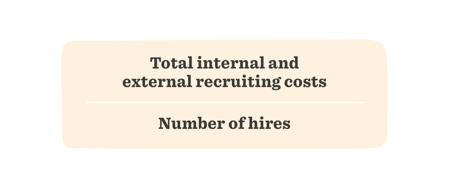 Total internal and external recruiting costs with the number of hires highlighted in a clear layout., RecruitingCosts, HiringStatistics