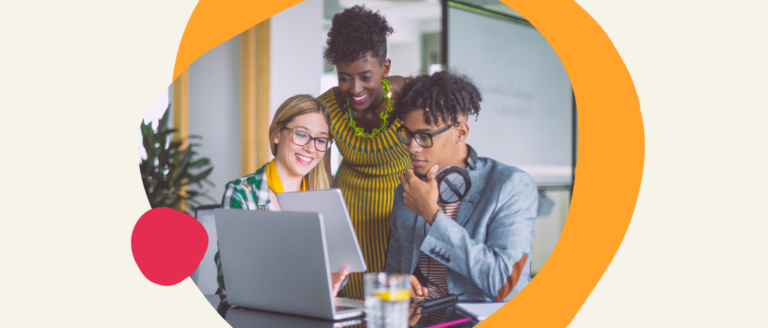 diverse group, collaborative workspace