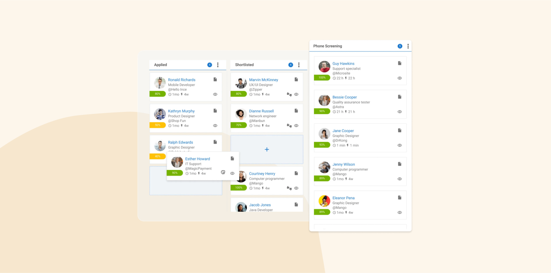 job_application_interface, candidate_status_overview