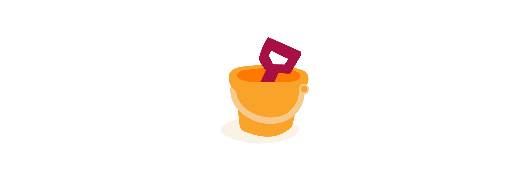 bucket, shovel