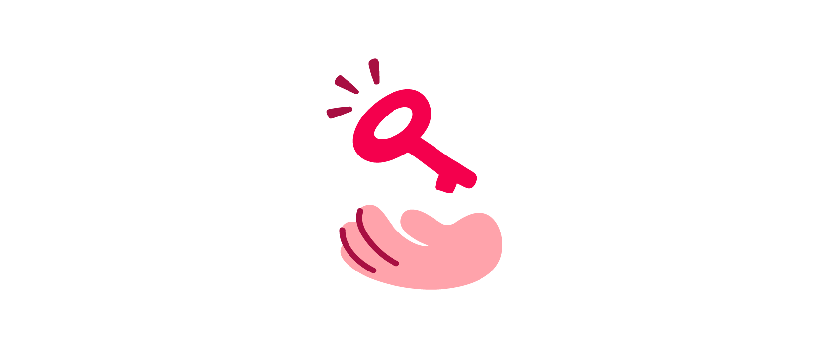 key, hand