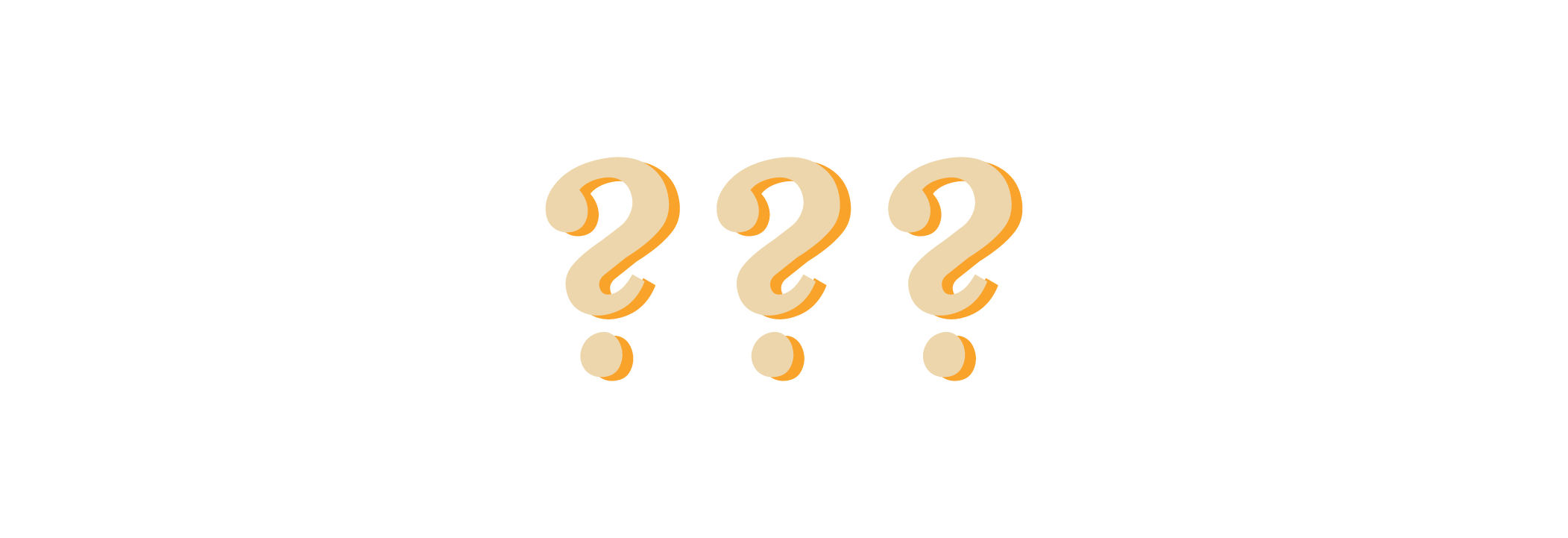 question marks, symbolic inquiry