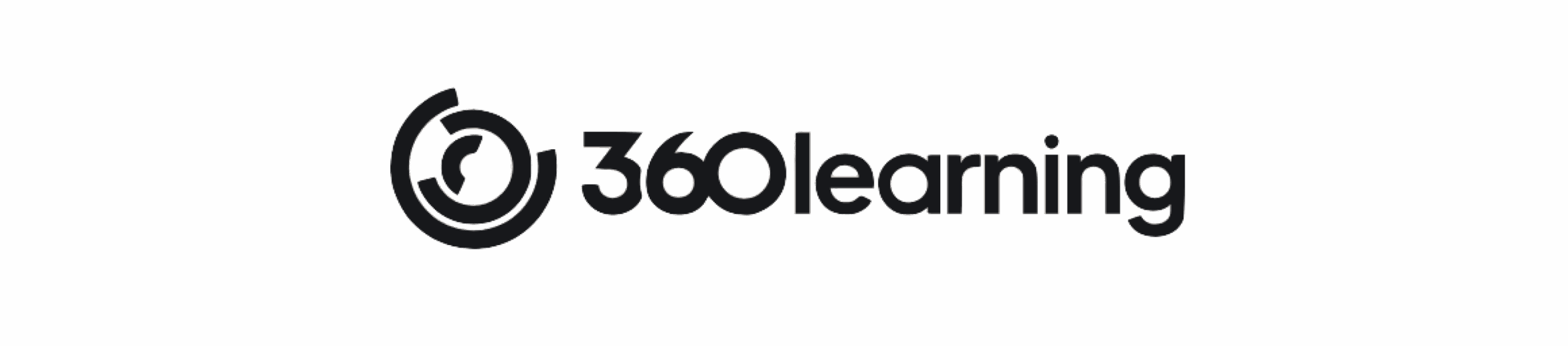 360learning logo featuring a circular design with modern typography, emphasizing collaborative learning solutions., visual identity, e-learning solutions