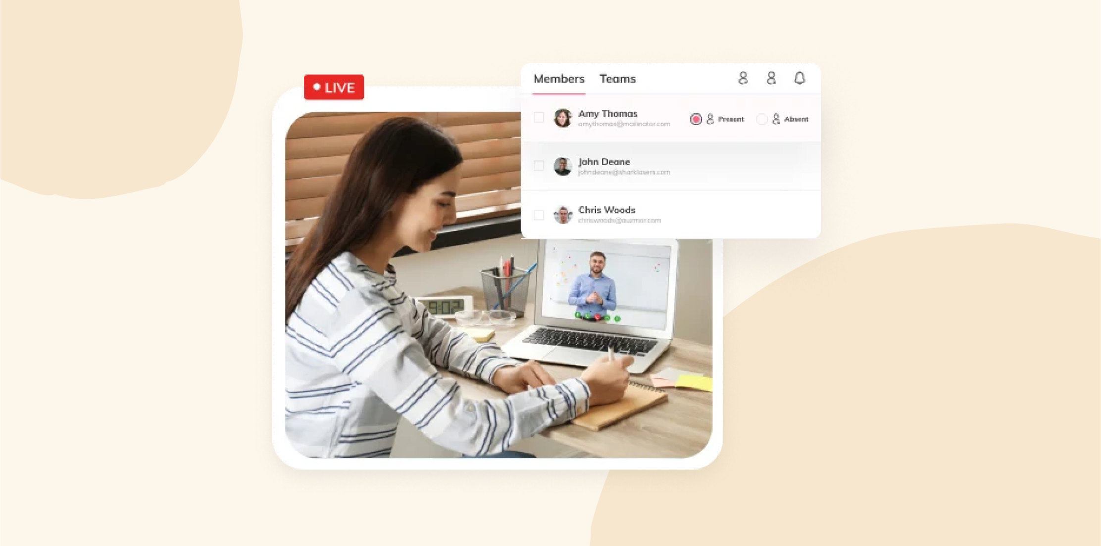 woman, laptop, video_call