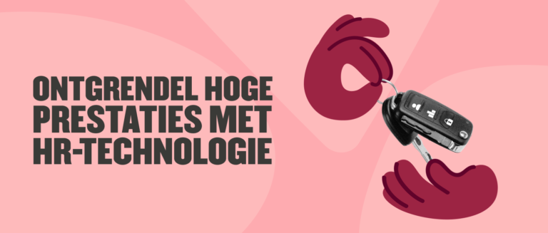 ontgrendel-hoge-prestaties, hr-technologie-illustratie
