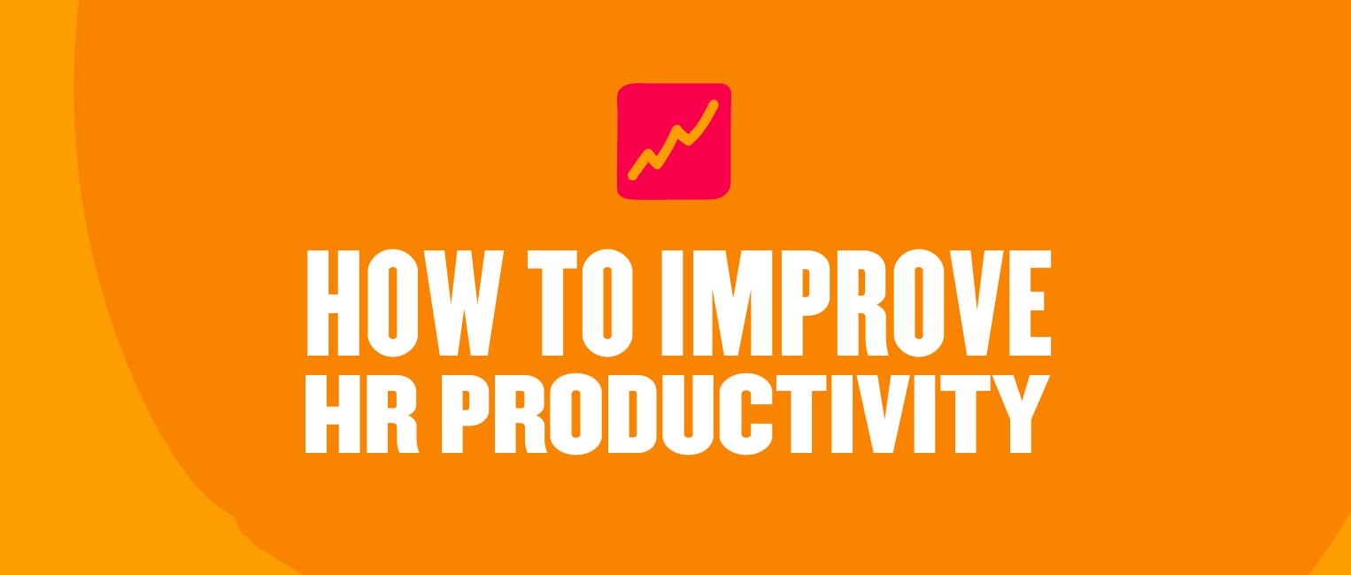 how-to-improve-HR-productivity, orange-background-with-graph-icon