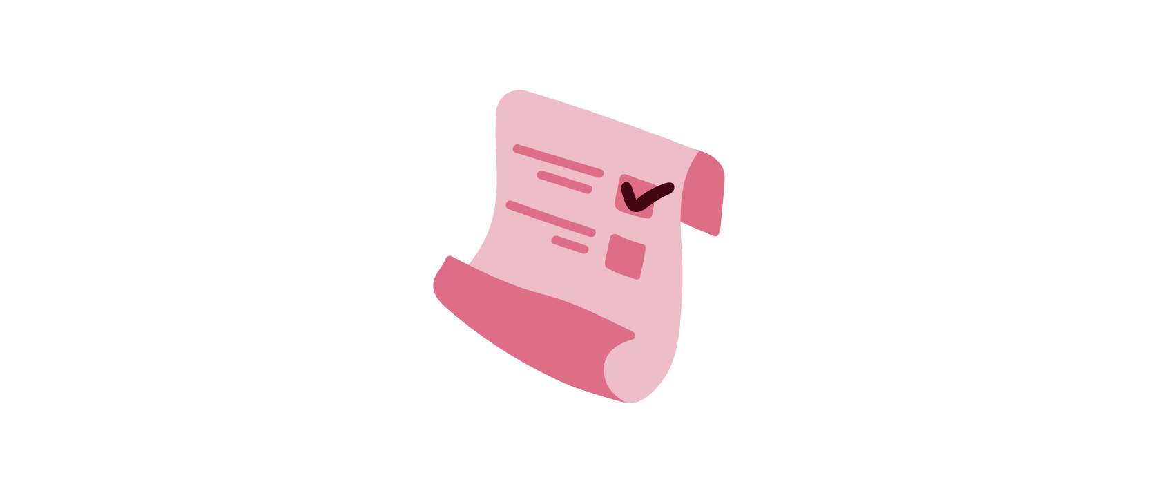 document, checkmark