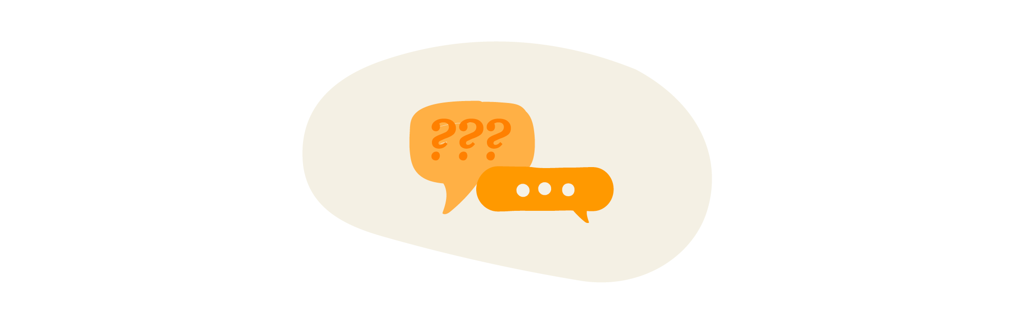 speech bubbles, curved background