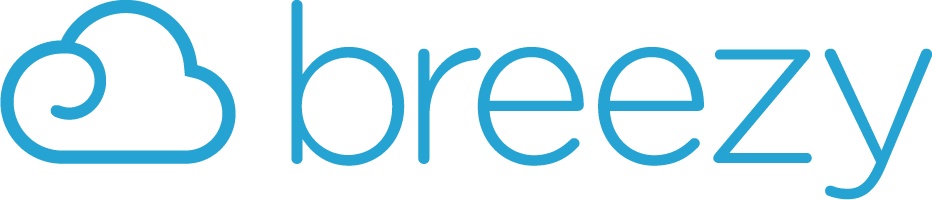 cloud logo, breezy text design