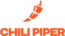 chili pepper logo in orange, Chili Piper brand identity design