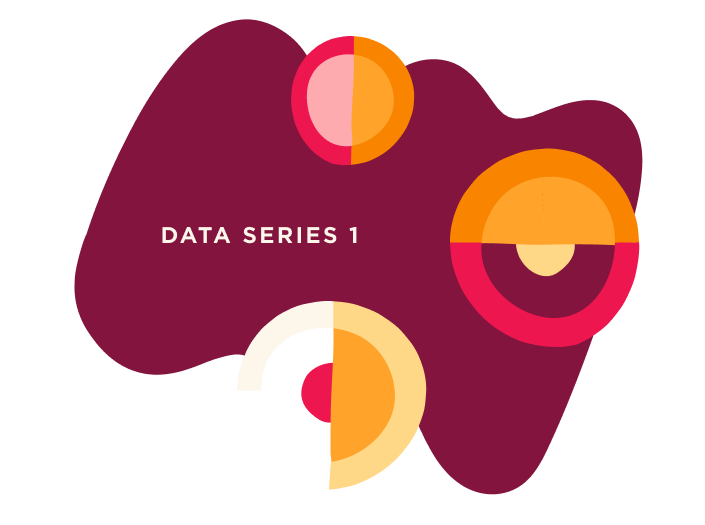 data visualization, colorful geometric shapes