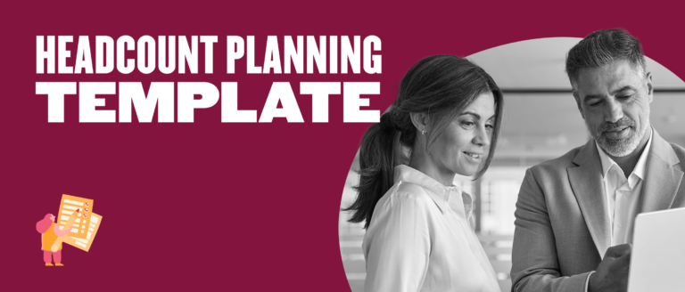 headcount planning template, business professionals discussing strategy