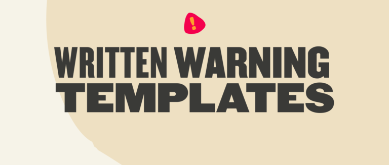 written warning templates, warning symbol design