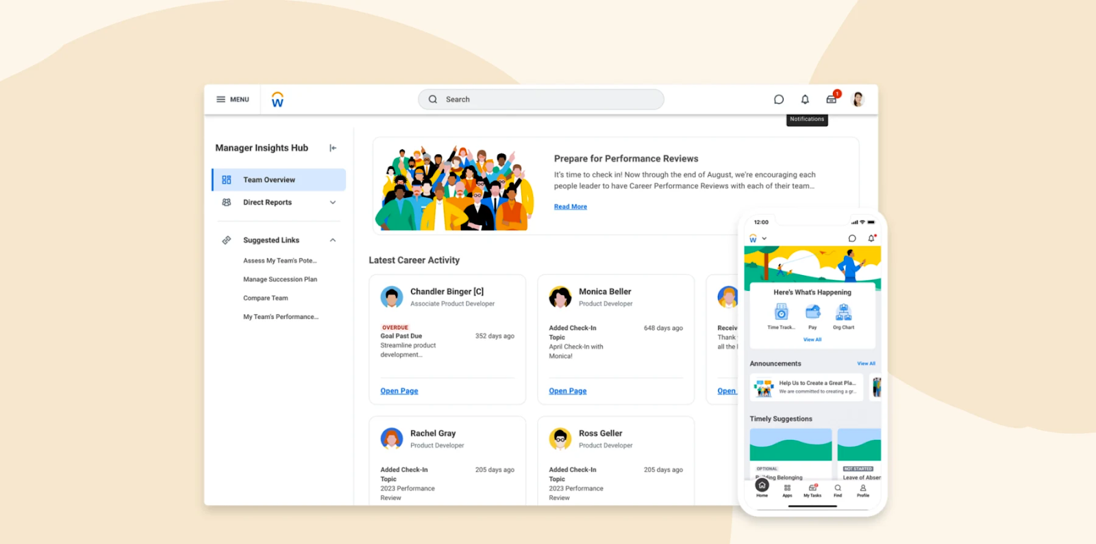 workday dashboard
