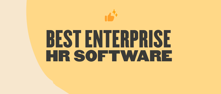 best-enterprise-hr-software, yellow-background-graphic-design