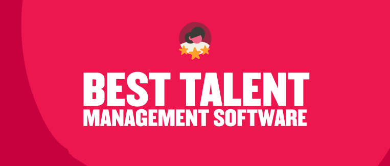 best talent management software, colorful design with character and stars