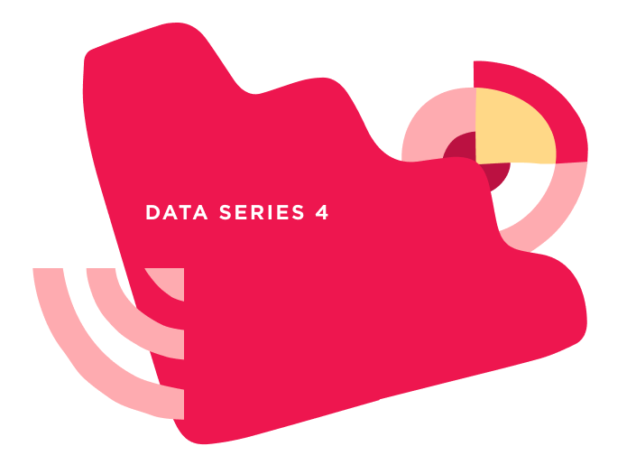 data visualization, colorful design elements