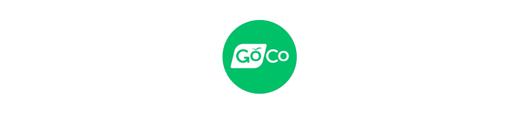 Logo for GoCo featuring a green circle with “GoCo” in white, stylized font.