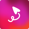 cursor icon, gradient background