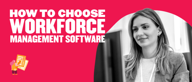 how-to-choose-workforce-management-software, professional-woman-smiling-at-computer