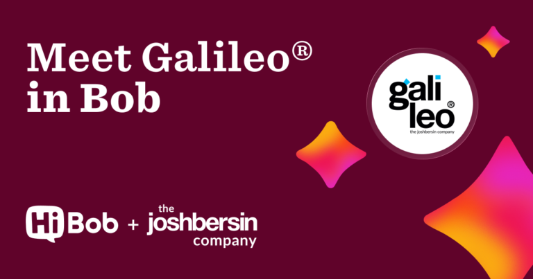 HiBob, JoshBersin, Galileo