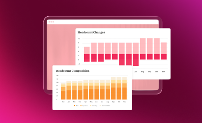 handcount analysis graphs, data visualization trends