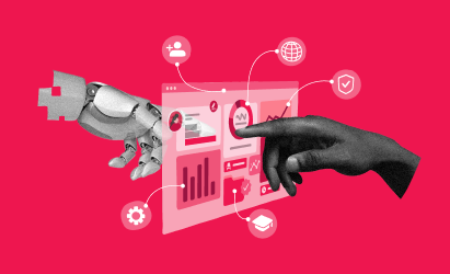 robot-hand, human-hand, data-visualization