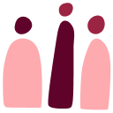 people-abstract-illustration, diverse-figures-conversation