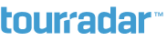 tourradar logo, travel booking platform